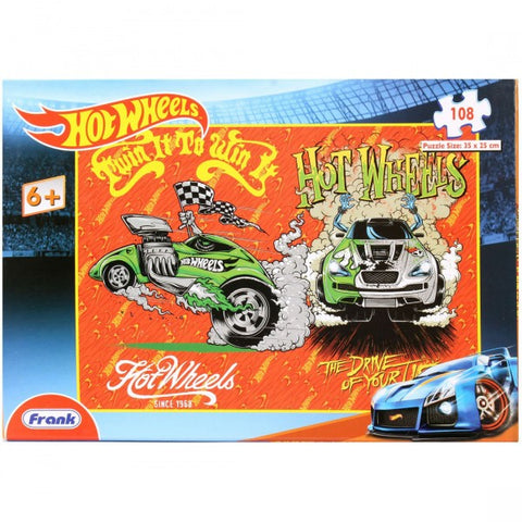 Hot Wheels Puzzle - 108 Pieces