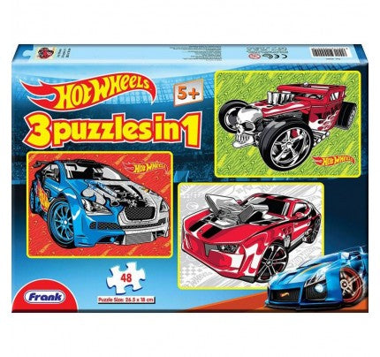 Hot Wheels Puzzle Game- 3 in 1 Set