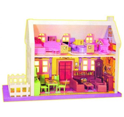 My Little Doll House 34 Pcs - Multicolor